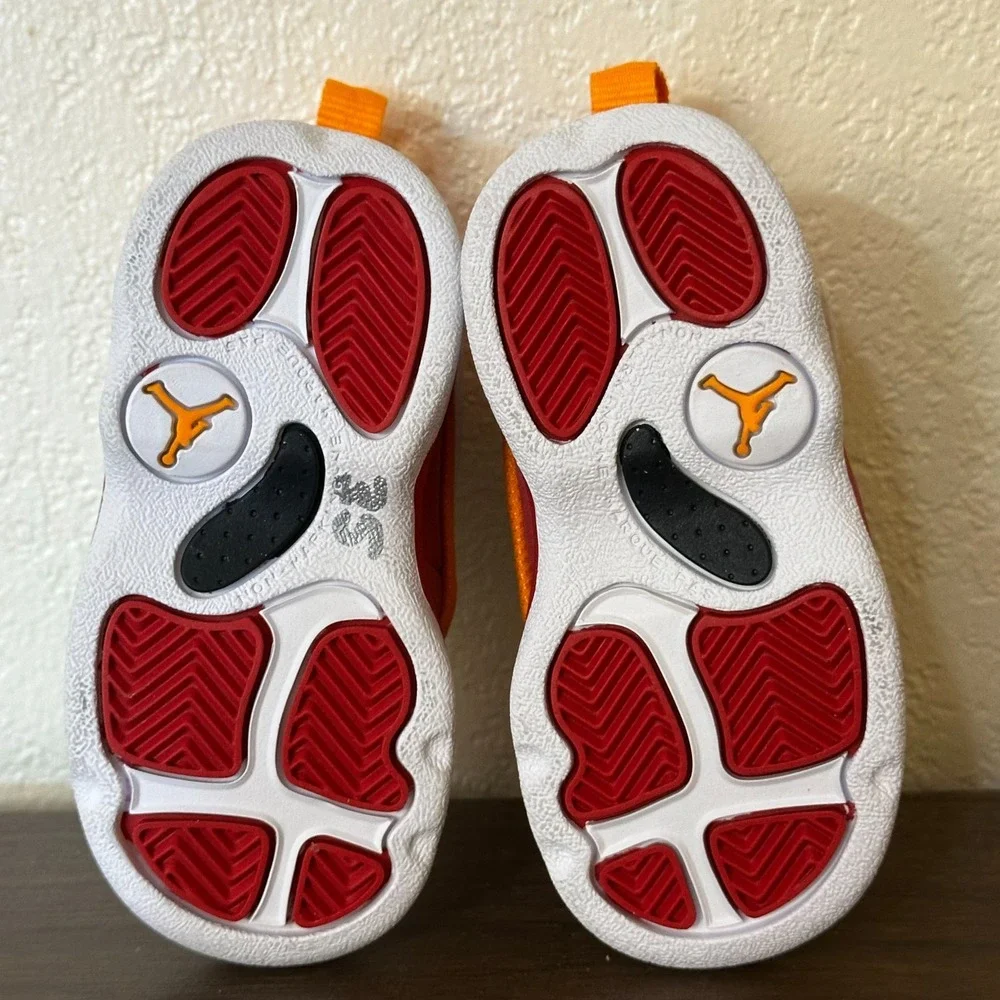 JORDAN PRO STRONG(TD) WHITE/VIVID ORANGE DC7910 168 SIZE 5C